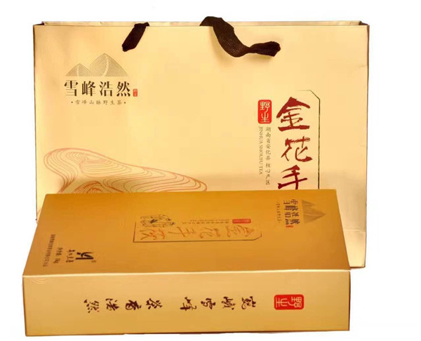 雪峰浩然金花手茯 1000克